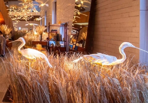 Mô hình decor Đèn Con Cò