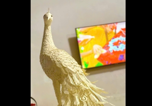 Mô hình Decor Chim Công