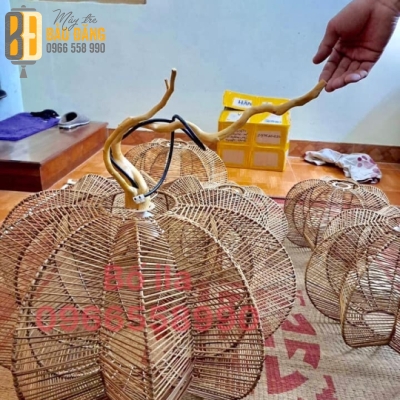 ĐÈN LỒNG MÂY TRE BÍ NGÔ 01