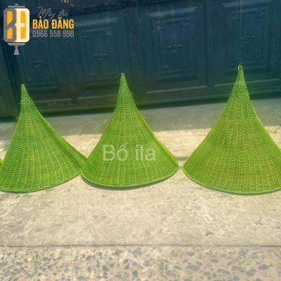 ĐÈN LỒNG MÂY TRE CHỤP NÓN