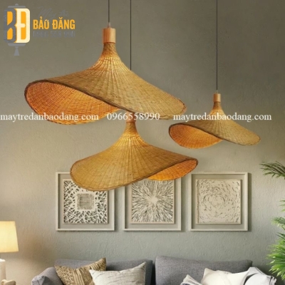 ĐÈN MÂY TRE HÌNH NÓN