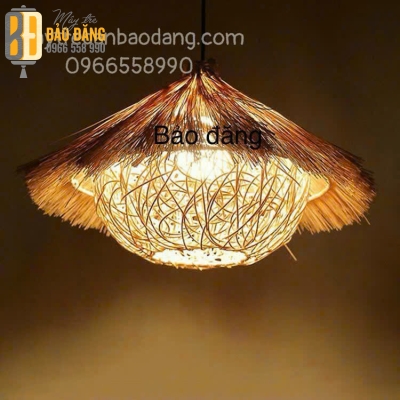 ĐÈN LỒNG MÂY TRE TỔ CHIM