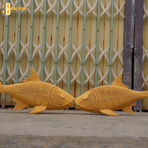 ĐÈN LỒNG MÂY TRE CÁ NGỪ