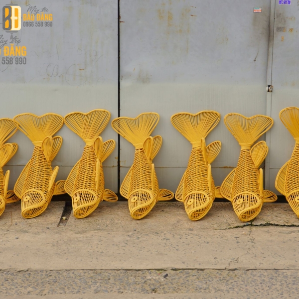 ĐÈN LỒNG MÂY TRE CÁ CHÉP 02