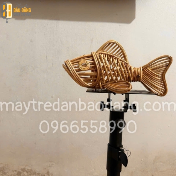 ĐÈN LỒNG MÂY TRE CÁ CHÉP 02