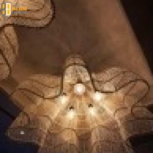 ĐÈN LỒNG MÂY TRE BÍ NGÔ