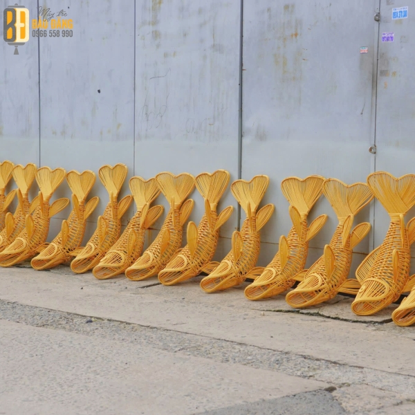 ĐÈN LỒNG MÂY TRE CÁ CHÉP 02