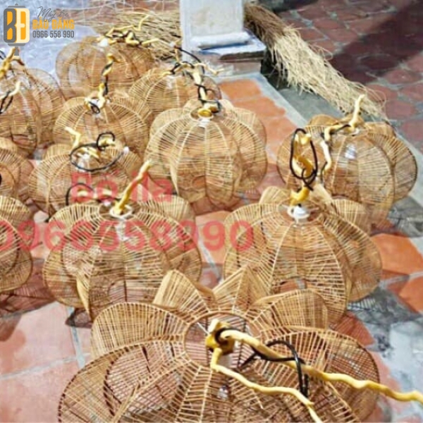 ĐÈN LỒNG MÂY TRE BÍ NGÔ 01