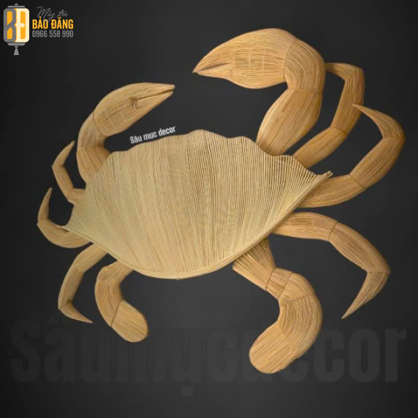 ĐÈN LỒNG MÂY TRE ( CON CUA )