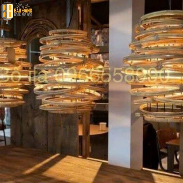 ĐÈN LỒNG MÂY TRE LỐC XOÁY