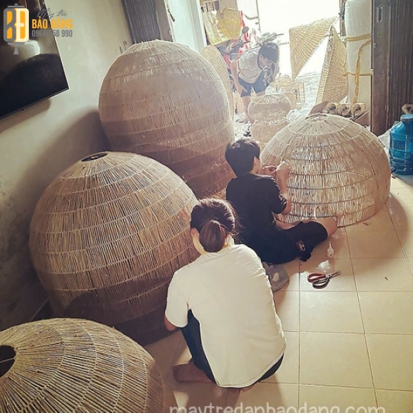 ĐÈN LỒNG SỢI ĐAY