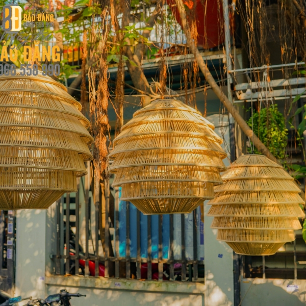 ĐÈN LỒNG MÂY TRE TỔ ONG 03