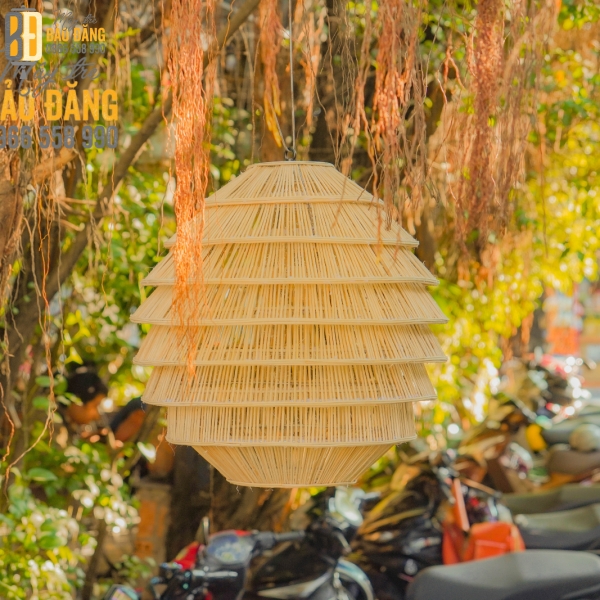 ĐÈN LỒNG MÂY TRE TỔ ONG 03