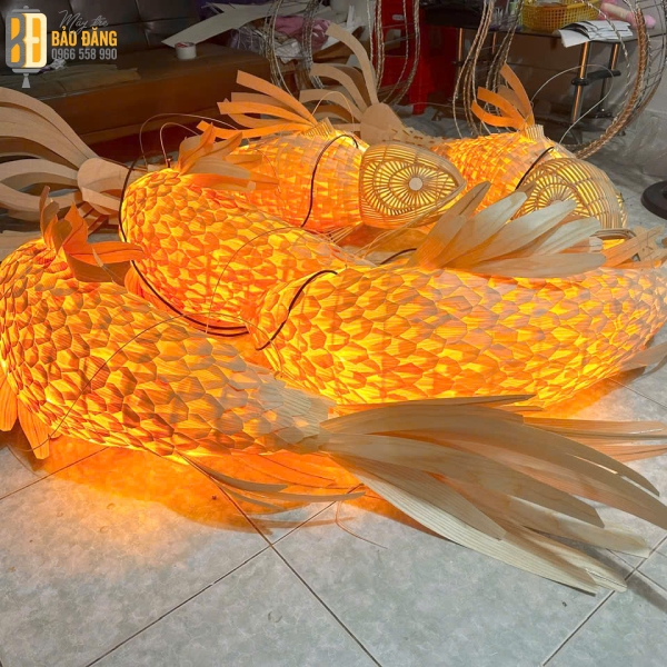 ĐÈN LỒNG CÁ CHÉP HÓA RỒNG