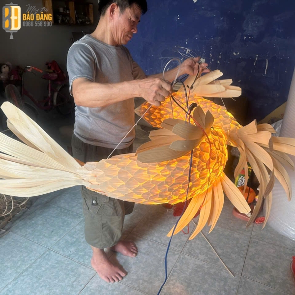 ĐÈN LỒNG CÁ CHÉP HÓA RỒNG