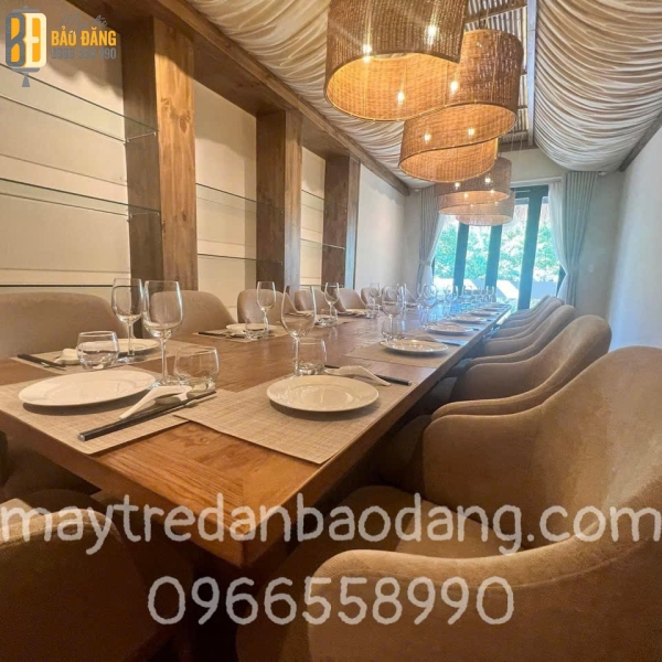 DẢI LỤA MÂY DECOR THẢ TRẦN