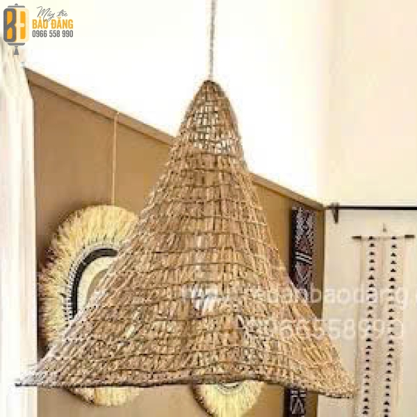 ĐÈN CHÀI ĐÁNH CÁ CHẤT LIỆU MÂY