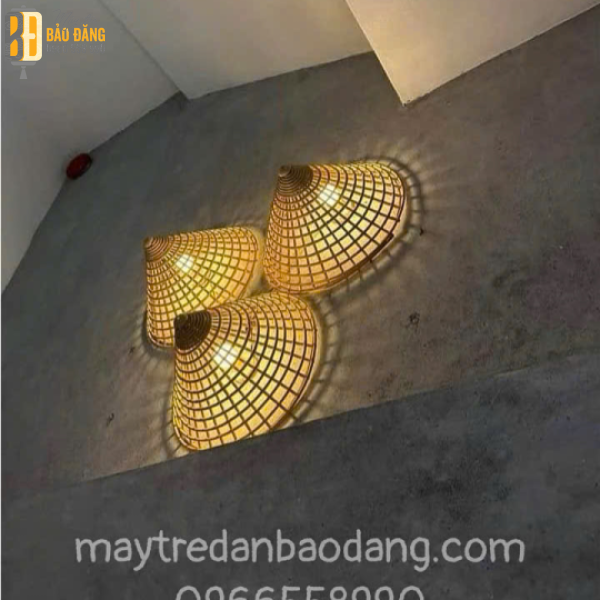 Đèn Lồng Mây Nón Lá