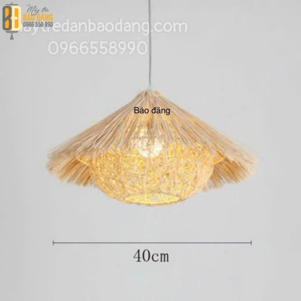 ĐÈN LỒNG MÂY TRE TỔ CHIM