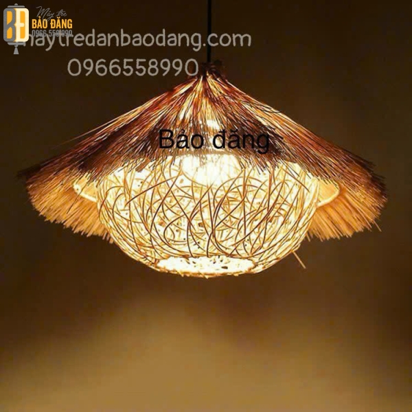 ĐÈN LỒNG MÂY TRE TỔ CHIM