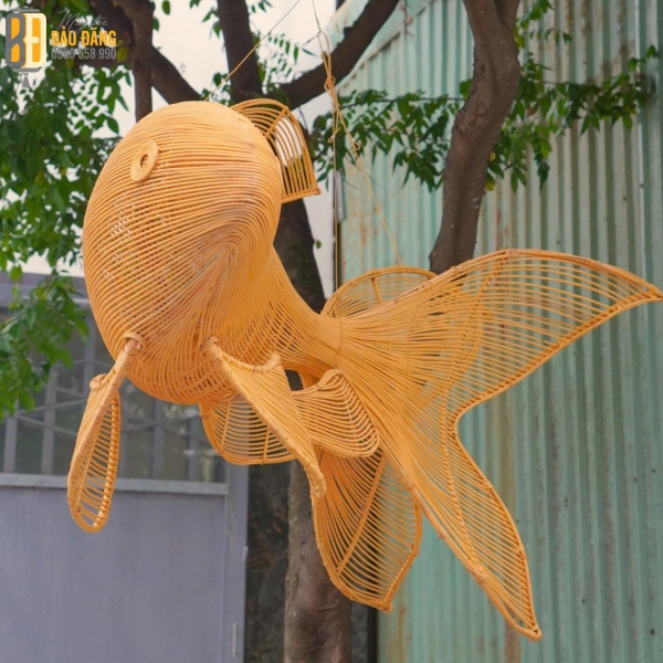 ĐÈN LÔNG MÂY TRE CÁ BỐN ĐUÔI